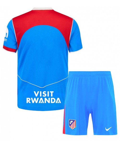 Günstige Atletico Madrid 3rd trikot Kinder 2025-26 Kurzarm (+ Kurze Hosen)
